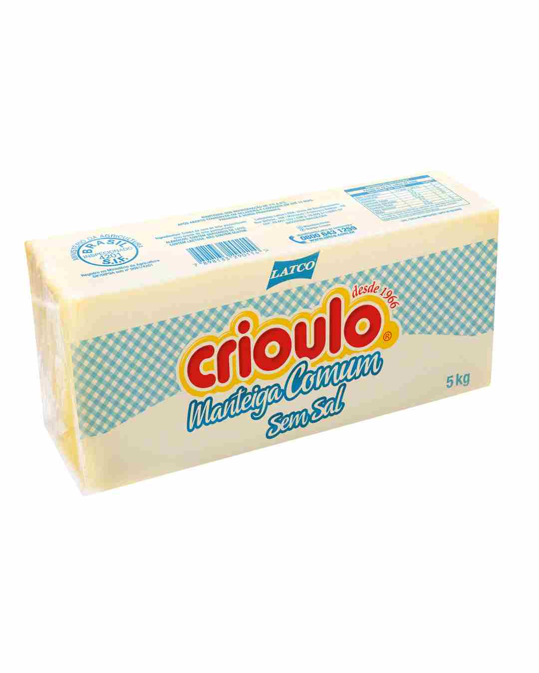 Manteiga Crioulo 5kg